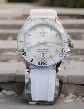 Tissot Seastar 1000 White Mother of Pearl Watch - T120.210.17.116.00
