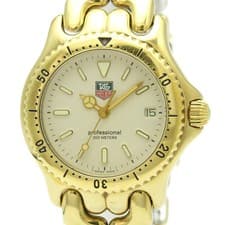 TAG HEUER Sel Professional Gold Plated Quartz Mid Size Watch S94.013 BF590847