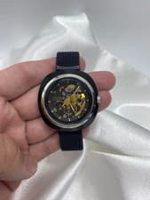 CITIZEN 4 760131TA Watch Automatic Skeleton Black Dial Vintage Rare Limited