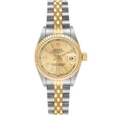 Rolex Datejust 26 Steel Yellow Gold Champagne Dial Ladies Watch 69173