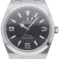 ROLEX Explorer 1 Watch (Early Model) 214270 (Runtime) Stainless Steel mensWa...