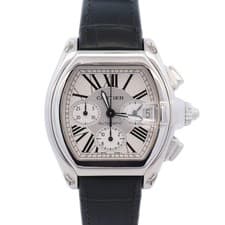 Cartier Roadster 48mm Silver Dial Watch Ref# W62019X6