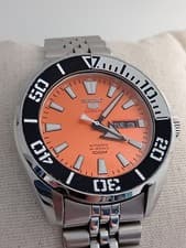 Seiko 5 Sports Automatic Watch Orange Dial Used Tested From Japan