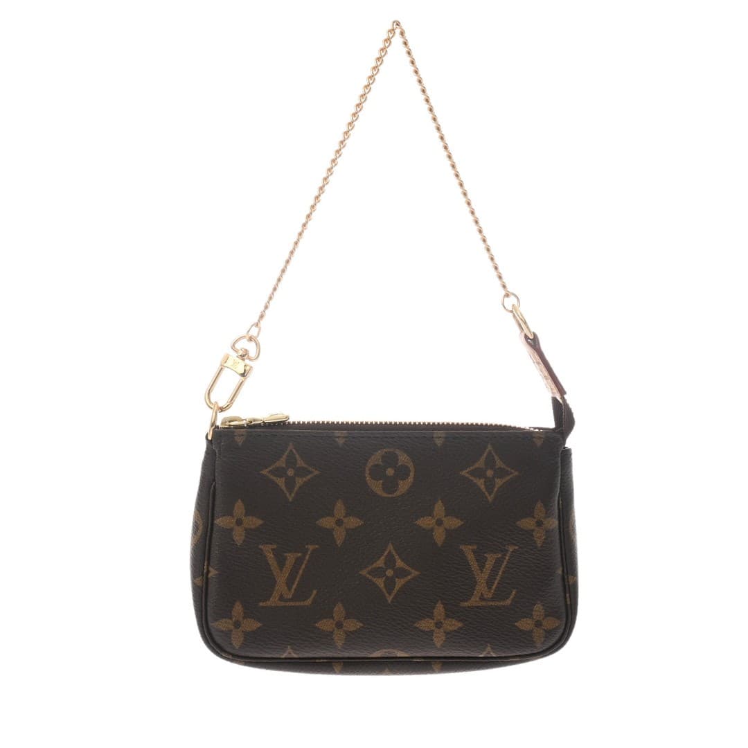 Used Louis Vuitton M58009 SF5102 Ladies Accessory Pouch Monogram Brown Monogram