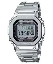 New Casio G-Shock GMWB5000D-1 Bluetooth Radio Solar Square Stainless Steel Watch