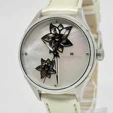 Hamilton Watch Jazzmaster H321150 AT Pearl Dial Leather band used