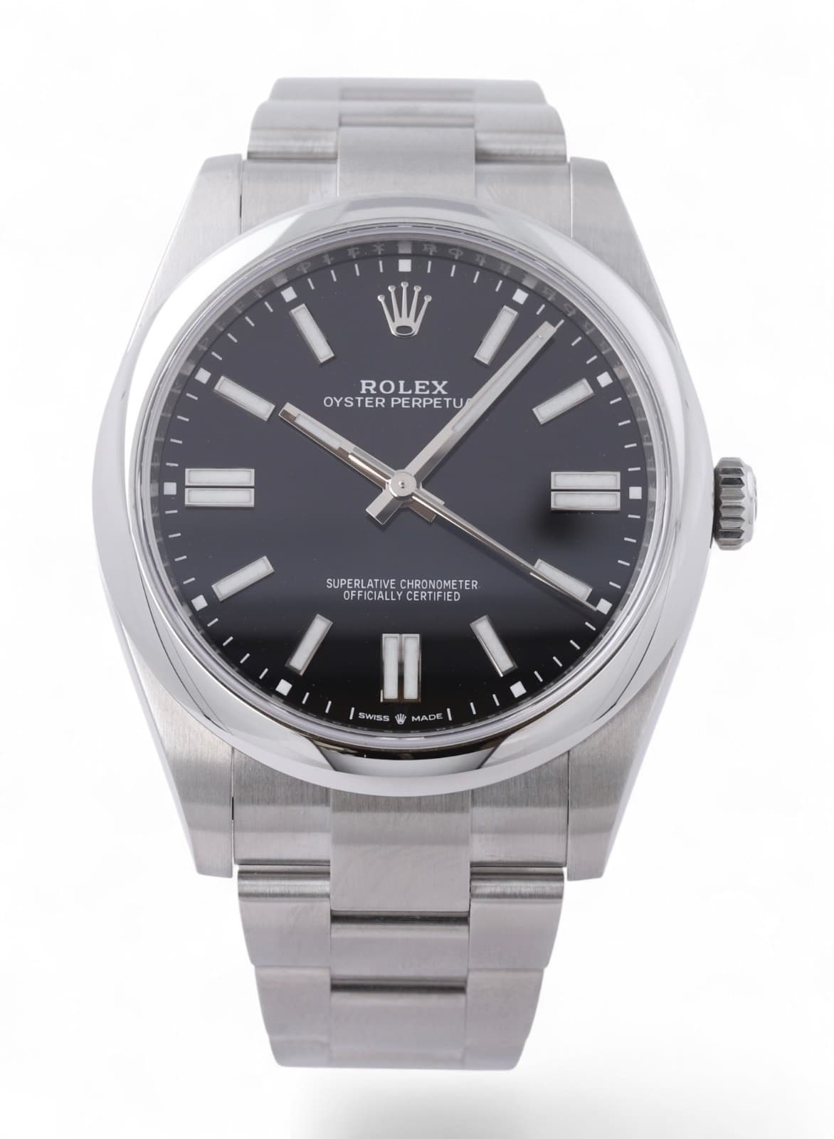 ROLEX Oyster Perpetual 41mm OP 41 - Black Dial - 124300 - Excellent Hardly Worn!