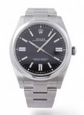 ROLEX Oyster Perpetual 41mm OP 41 - Black Dial - 124300 - Excellent Hardly Worn!