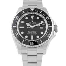 Rolex Sea-Dweller Deepsea Black Dial Steel Watch 126660