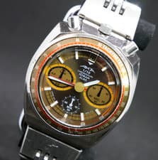 Seiko ALBA AKA BULLHEAD  Wristwatch Brown Dial Quartz V657-6060  [ EXC ] #123a