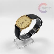 Longines 978 3253 Men's 30mm Gold Dial Quartz Watch From Japan Working