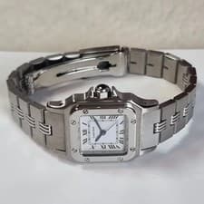 Cartier Santos de Cartier Steel Small S Automatic Women's Watch Official