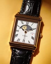 Noah x Timex Sun and Moon Watch 37mm x 25mm Stainless Gold Case White Dial