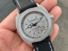 JeanRichard Terrascope 44mm Stainless Steel Silver Dial Automatic Watch 60500