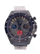 Seiko Analog Watch Stainless Steel Black Used