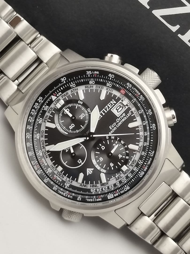 CITIZEN PROMASTER H800 Radio Solar Chronograph 1.61in Case 8.07in Wrist