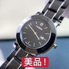 Fendi Ladies Quartz Watch 35mm Black Dial Used Good Condition