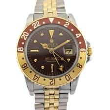 Rolex 1675 GMT-Master Two Tone Rootbeer Nipple Dial 40mm 1968