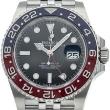 ROLEX GMT Master II Watch Jubilee Deadstock 126710BLRO Stainless Steel mensW...