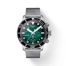 Tissot Seastar 1000 Chronograph Quartz Green Dial Men's Watch T1204171109100