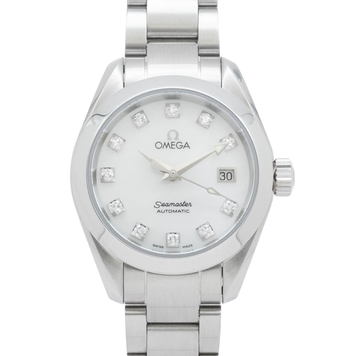 OMEGA Seamaster Aqua Terra 2563.75 Pearl Dial Automatic Ladies Watch