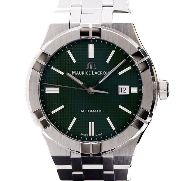 MAURICE LACROIX AI6008-SS002-630-1 AT Automatic Green Dial Mens Watch