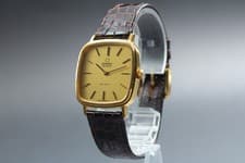 [Near MINT] Vintage Omega De Ville Cal.1330 Ref.191.0045 Gold Quartz Men's Watch