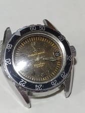 VINTAGE ETERNA MATIC KONTIKI SUPER TROPICAL ORIGINAL DIAL BEZEL  40MM CA 1960s