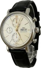 IWC Portofino Chronograph IW391031 42mm Automatic Mens Watch Excellent A6295