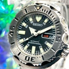 SEIKO Men's Automatic Diver's Watch 7S26-0350 Stainless Steel