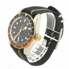 Tudor Black Bay GMT S&G Two-Tone 79833MN Watch, Date, Black & Yellow Gold,