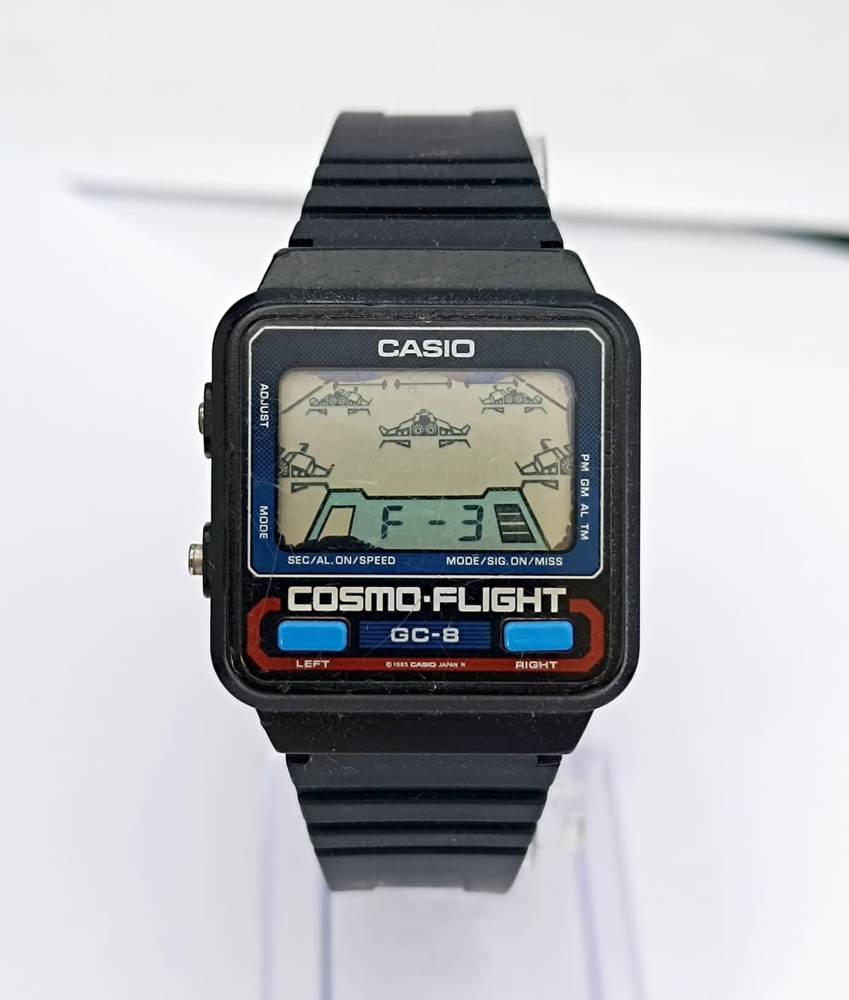 Casio Cosmo-Flight GC-8 [251] Oct 1983 Vintage Digital Game Watch Japan WK