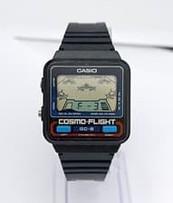 Casio Cosmo-Flight GC-8 [251] Oct 1983 Vintage Digital Game Watch Japan WK
