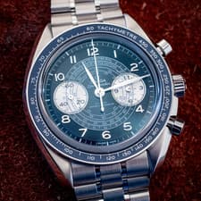 OMEGA Speedmaster Blue Chronoscope Box And Papers Ref 2021 329.30.43.51.03.001