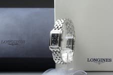 [Near MINT w/Box] Longines Dolce Vita L5.155.4 Black Dial Quartz Women's Watch