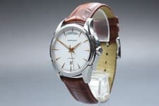 [Near MINT w/Box] Hamilton Jazzmaster H325051 White Dial Day/Date AT Men's Watch