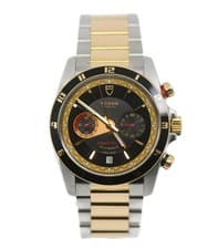 Tudor Grantour Flyback Chronograph 18K/Stainless Steel Watch 20551N