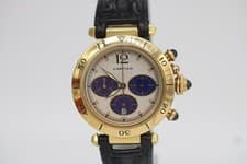 Cartier Pasha 30009 Box and Papers 1989 18ct Yellow gold