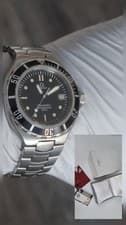 OMEGA Seamaster 200m Men's Dive Watch 36mm Pre Bond VERY GOOD COND + Box Papers