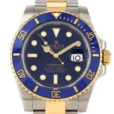 Authentic Rolex Submariner Date 116613LB SSxYG Mechanical Automatic Random N...