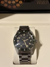 Longines Spirit Zulu Time GMT 42mm Green Bezel L3.812.4.63.6 Full Set