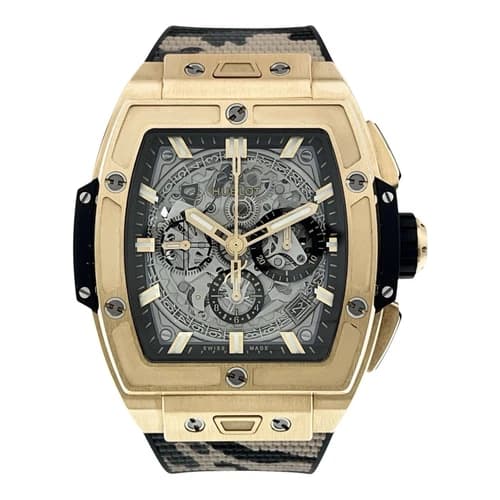 Hublot Spirit of Big Bang 18k Yellow Gold Skeleton Dial 42mm 642.VX.0130.RX