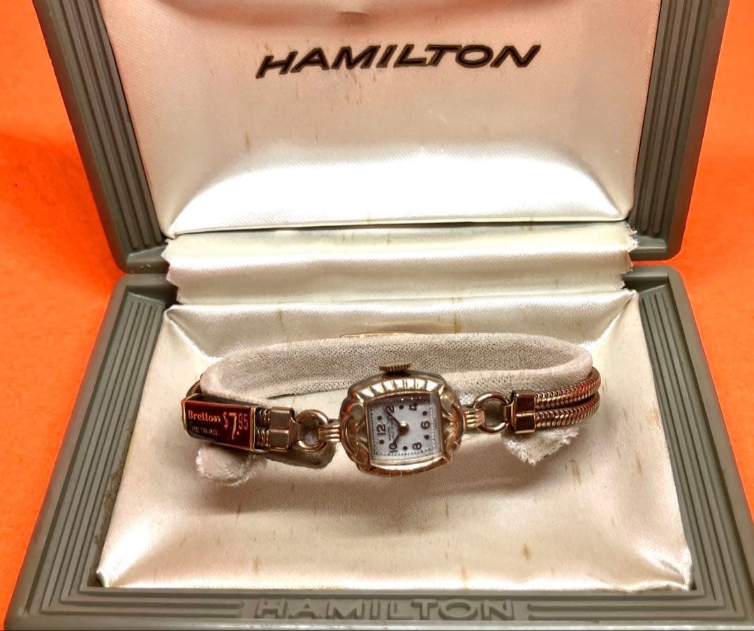 Used Vintage Hamilton HAMILTON manual winding watch stainless steel