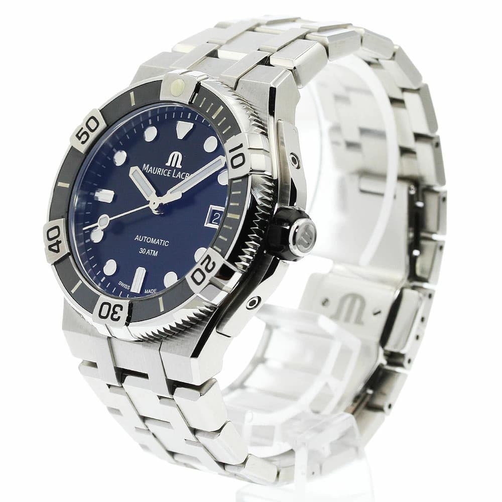 Maurice Lacroix AI6007-SSL2F-330A Aikon Date Automatic Watch, Excellent