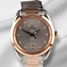 Omega 38mm Seamaster Aqua Terra Gray Dial Men's Watch 220.20.38.20.56.002