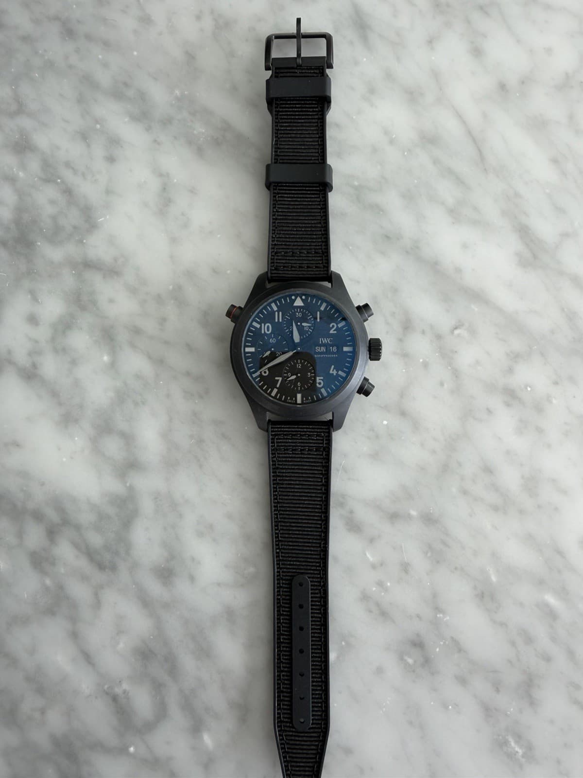 IWC Top Gun Double 44mm Chronograph Men’s Watch IW3718-15