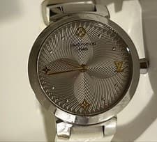 Louis Vuitton Quartz Watch White Band Women's