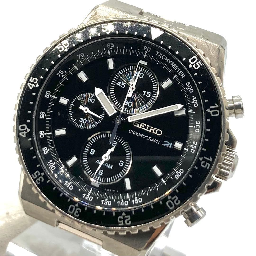 Operational Seiko Wristwatch Prospex Chronograph 7T62 0KF0