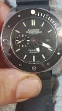 Panerai Luminor Submersible Amagnetic Automatic 300m Diver Watch Black Rubber