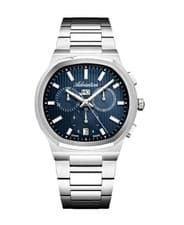 ADRIATICA Men Casual Watch Classic Dress Blue Dial Waterproof Swiss Chronograph